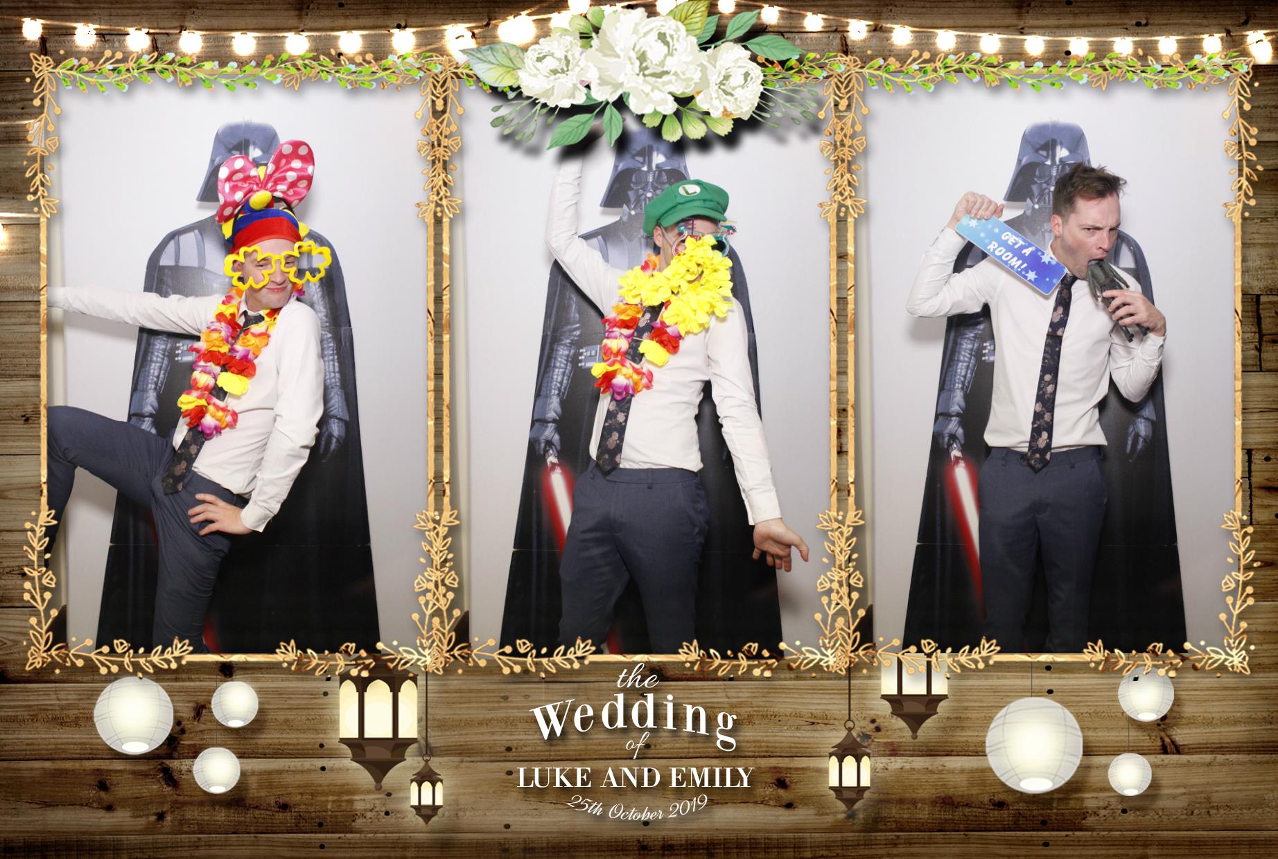 Luke & Emily's Wedding | View more photos from the event at gallery.myphotoboothexperience.co.uk/u/MyPhotoBoothExperienceLtd/Luke-Emilys-Wedding